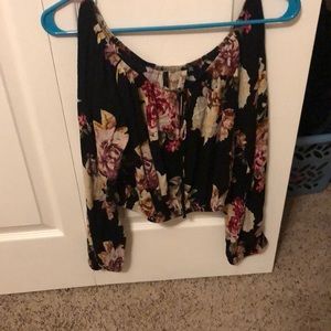 Floral crop top